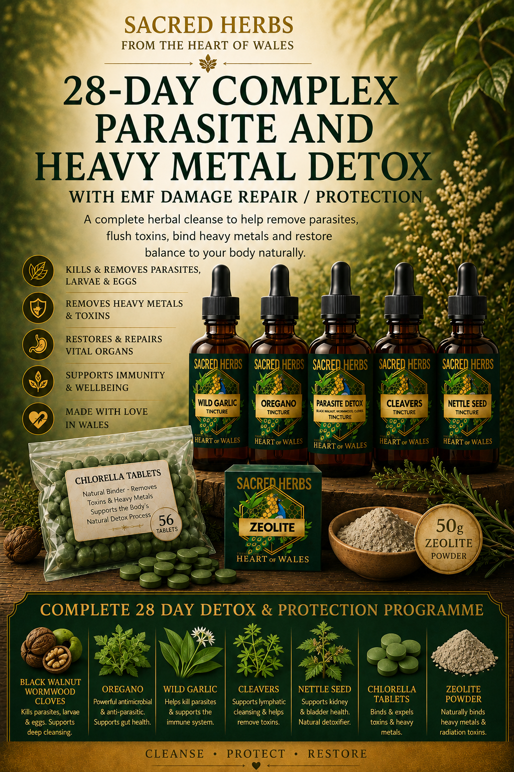 28-Day Complex Parasite & Heavy Metal Detox