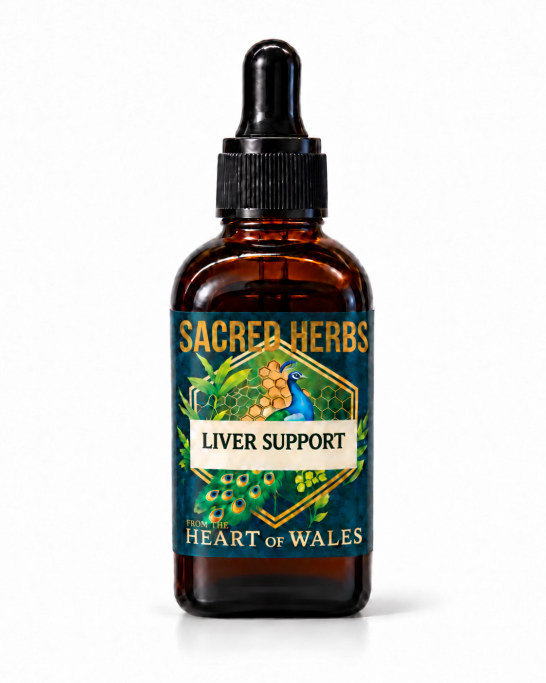Liver Support herbal blend tincture, handcrafted in Wales, UK