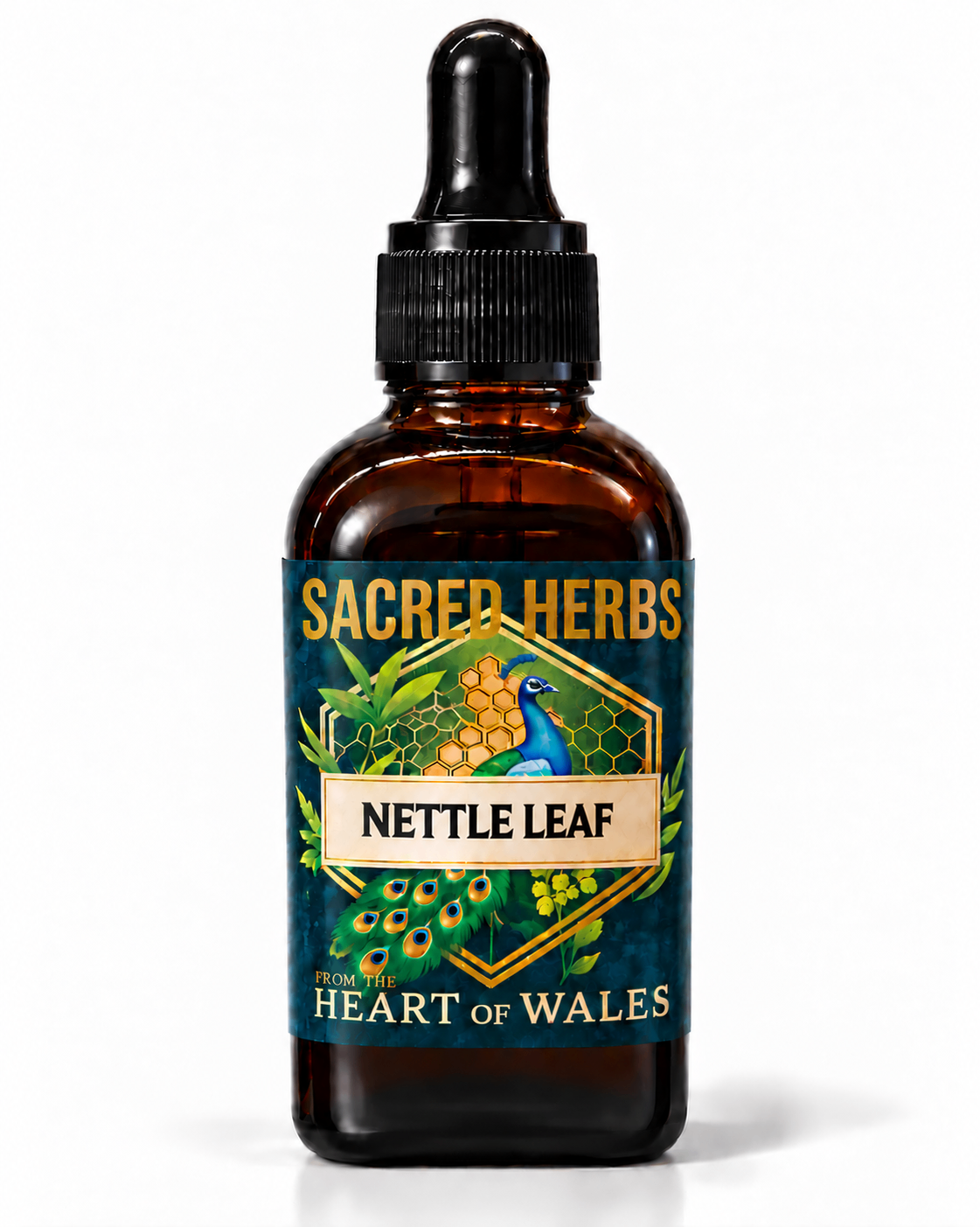 Nettle Leaf Tincture handcrafted herbal tincture, wild-harvested and made in Wales, UK