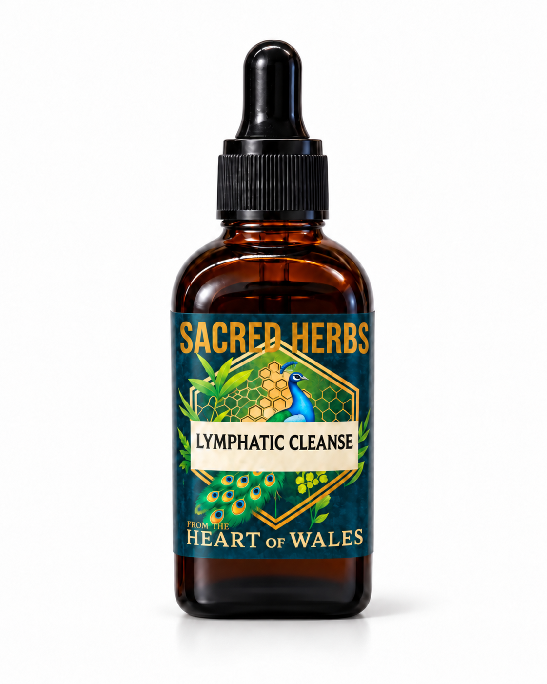 Lymphatic Cleanse herbal blend tincture, handcrafted in Wales, UK