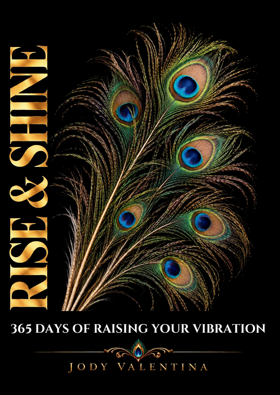 Rise & Shine: 365 Days of Raising Your Vibration book cover by Jody Valentina, Experience Series