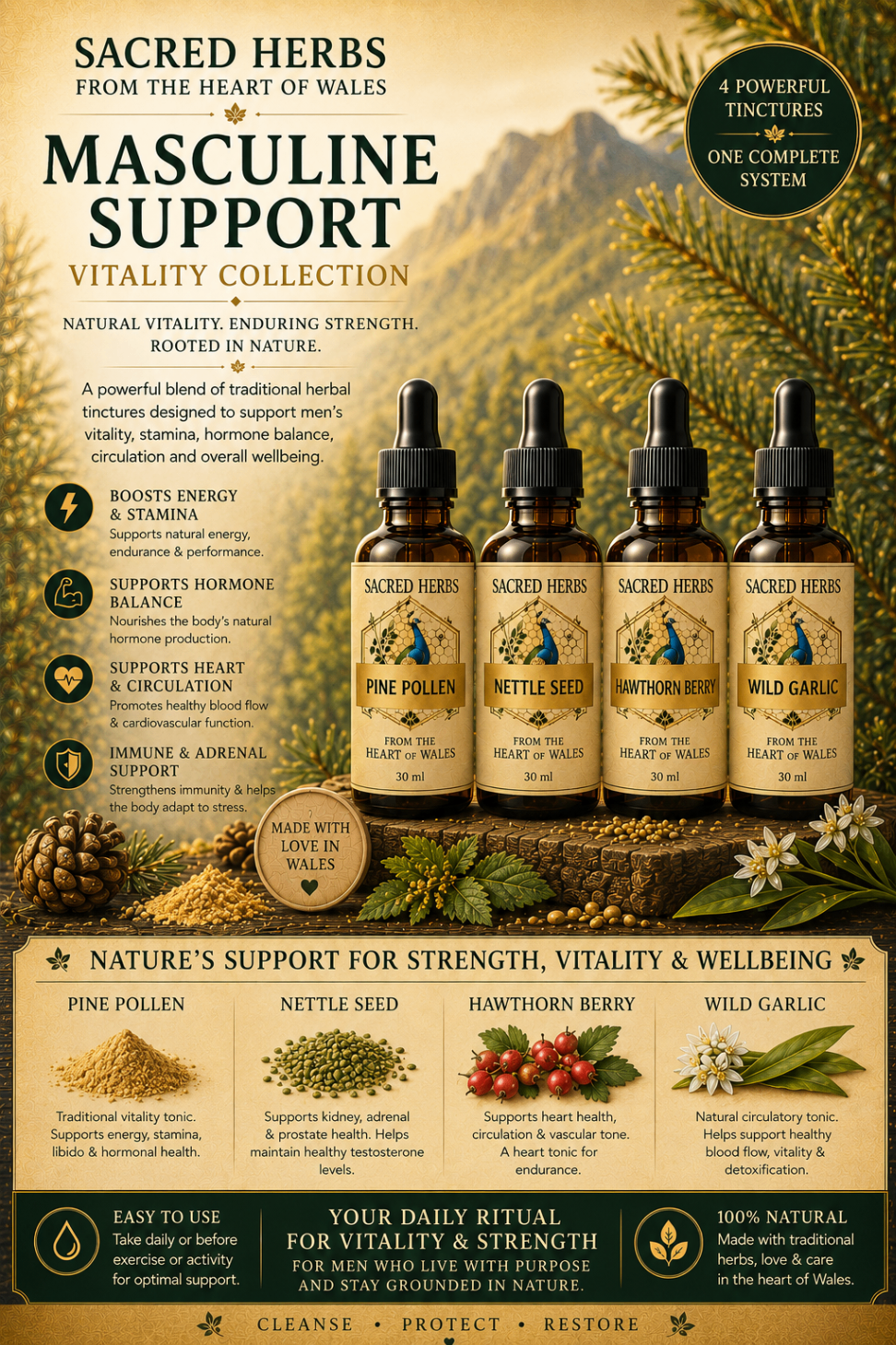 Masculine Support, Vitality Collection